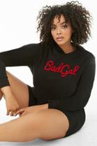 Forever21 Plus Size Bad Gal Graphic Hoodie