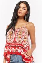 Forever21 R By Raga Paisley Floral Print Cami