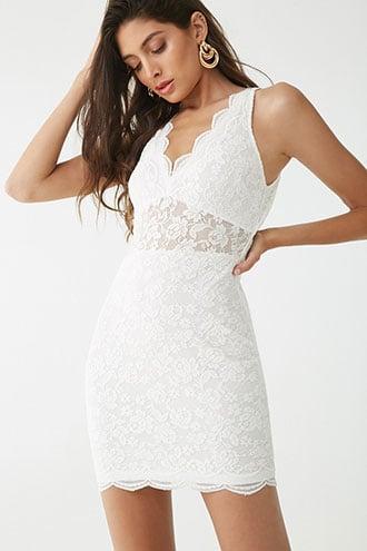 Forever21 Floral Lace Cutout Dress