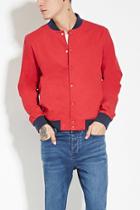 21 Men Men's  Cotton Bomber Jacket