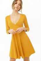 Forever21 Surplice Fit & Flare Dress