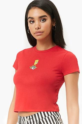 Forever21 The Simpsons Embroidered Graphic Tee