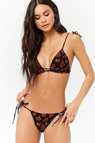 Forever21 Rose String Bikini Bottom
