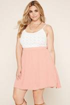 Forever21 Plus Women's  Plus Size Crochet Cami Dress