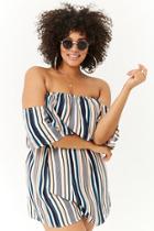 Forever21 Plus Size Relaxed Striped Shorts