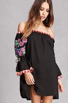 Forever21 Tassel-trim Mini Dress