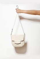 Forever21 Beige Collina By Collina Strada Cora Leather Crossbody