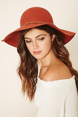 Forever21 Women's  Faux Suede Wool Hat