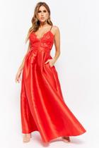 Forever21 Embroidered Prom Dress