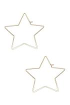 Forever21 Star-shaped Cutout Earrings