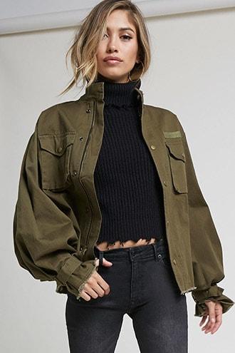 Forever21 Oversized Utility Shirt