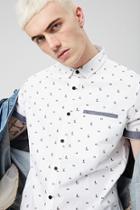 Forever21 Slim-fit Yacht Print Shirt