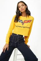 Forever21 Corvette Raw-cut Graphic Tee