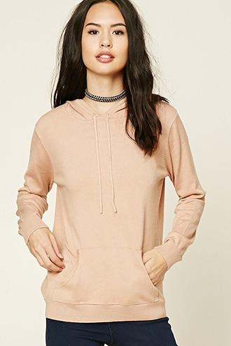 Forever21 Women's  Sweater Knit Hoodie