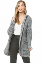 Forever21 Marled Hooded Cardigan