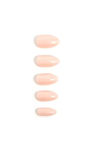 Forever21 Peach Shiny Press-on Nails
