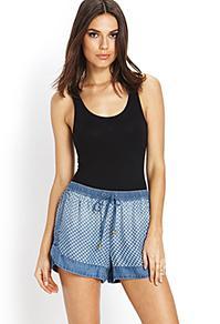 Forever21 Life In Progress Printed Running Shorts