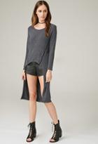 Forever21 Marina T. Dropped-hem Top