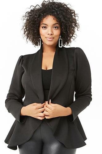 Forever21 Plus Size Draped Blazer