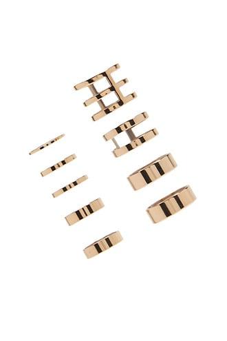 Forever21 High-polish Banded Ring Set