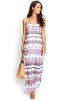 Forever21 Contemporary Kaleidoscopic T-back Maxi Dress