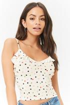 Forever21 Polka Dot Ruched Cami