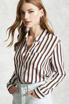 Forever21 Striped Button-down Shirt