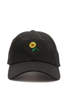 Forever21 Sunflower-embroidered Dad Cap