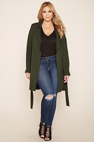 Forever21 Plus Women's  Plus Size Wrap Jacket