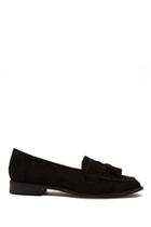 Forever21 Faux Suede Tasseled Loafers