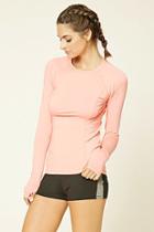 Forever21 Women's  Active Reflective Runners Top