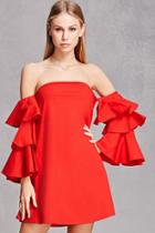Forever21 Tiered Sleeve Mini Dress