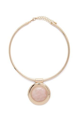 Forever21 Faux Gem Collar Necklace