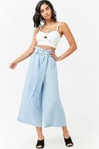 Forever21 High-rise Chambray Culottes