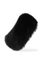 Forever21 Faux Fur-lined Cable Knit Headwrap