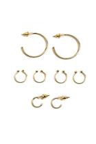 Forever21 Assorted Hoop & Cuff Earring Set