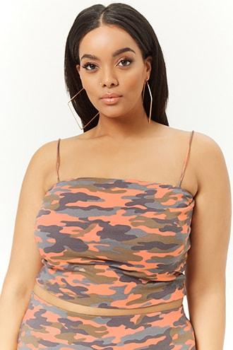 Forever21 Plus Size Camo Cami
