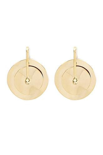 Forever21 Wavy Geo Drop Earrings