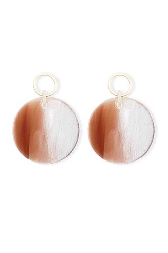 Forever21 Mock Wood Drop Earrings