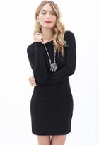 Forever21 Contemporary Cable Knit Sweater Dress