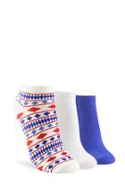 Forever21 Patterned Ankle Socks - 3 Pack