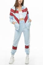 Forever21 Colorblock Jacket & Joggers Set