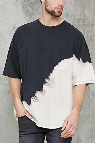 Forever21 Oversized Dip Dye Tee