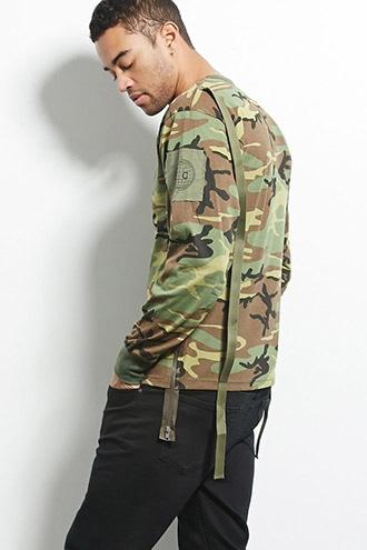 Forever21 Cross Colours Camo Utility Tee
