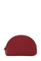 Forever21 Burgundy Pebbled Faux Leather Coin Purse