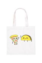 Forever21 Taco & Pizza Graphic Tote