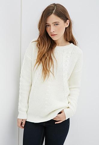 Forever21 Fireside Open-knit Sweater