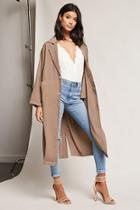 Forever21 Oversized Single-breasted Trench Coat