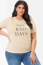Forever21 Plus Size No Bad Days Graphic Tee