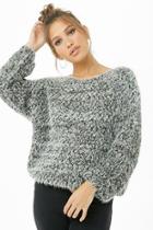 Forever21 Multicolor Fuzzy Sweater